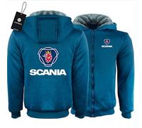 SPONYBORTY Veste Chaude Épaissir Plus Chandail À Capuche en Velours SCA-Nia Cardigan Imprimé Hommes Femmes Sweat Décontracté Femmes/A/S