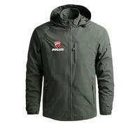 SPONYBORTY Veste Du-Cati pour hommes sweat-shirt à capuche imperméable manteau coupe-vent d'extérieur vêtements de sport veste/C/M
