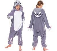 Spooktacular Creations 1 Pièce Unisexe Enfant Pyjama en Peluche Costume d'animal Paresseux