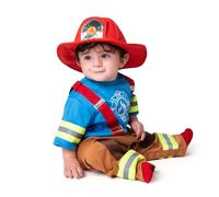 Spooktacular Creations Bébé unisexe Mini pompier Costume pompier Halloween Costume pour tout-petits garçons filles nourrissons, école, événement fête habiller