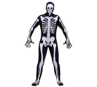 Spooktacular Creations Body Squelette Halloween Costume Homme avec Capuche pour Adultes Soirées à Thème, Halloween (Small)