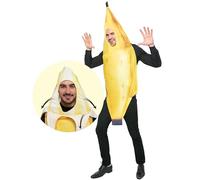 Spooktacular Creations Costume de banane réaliste pour adultes, costumes d'Halloween, représentations théâtrales, activités de plein air