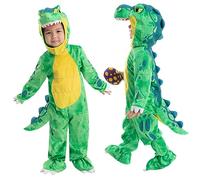 Spooktacular Creations Costume de bébé t-rex Halloween, combinaison de cache-couche de dinosaure unisexe pour la fête d'habillage d'Halloween (18-24 mois)