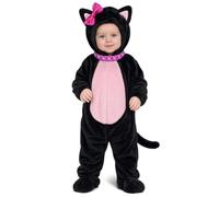 Spooktacular Creations Costume de chaton noir pour bébé fille - Costume de chat pour tout-petits - Costume d'Halloween unisexe pour fête déguisée - 1824