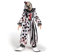 Spooktacular Creations Costume de clown pour garçon, costume de clown tueur, costume de clown d'horreur pour Halloween, fête d'habillage, jeu de rôle, fête à thème cosplay-L