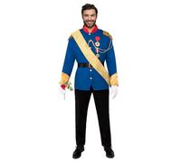 Spooktacular Creations Costume de Livre d'Histoires pour Hommes Adultes Costume de Prince Charmant pour Halloween Déguisement de fête Cosplay Jeu de rôle-L