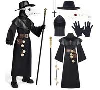 Spooktacular Creations Costume de médecin de la peste blanc pour enfant