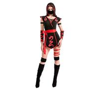 Spooktacular Creations Costume de ninja pour adulte Halloween pour femme, déguisement, fête costumée, tour ou traitement, fête cosplay (X-Large)