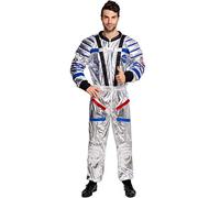 Spooktacular Creations Costume de pilote d'astronaute pour homme adulte pour jeu de rôle Halloween