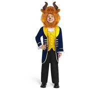 Spooktacular Creations Costume de prince pour garçons, tenue charmante de prince bleu avec capuche de monstre pour enfants, déguisement d'Halloween, taille M
