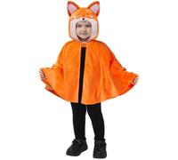 Spooktacular Creations Costume de renard orange, unisexe, pour bébé, cape de renard, pour Halloween, 3T