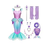 Spooktacular Creations Costume de sirène pour fille, costume d'Ariel pour Halloween et fêtes costumées pour fille