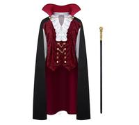 Spooktacular Creations Costume de vampire médiéval effrayant pour homme Renaissance