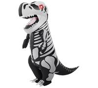 Spooktacular Creations Costume d'Halloween gonflable Squelette Dinosaure Squelette complet T-Rex Costume gonflable - Enfant