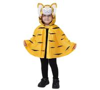 Spooktacular Creations Costume d'Halloween pour bébé unisexe avec cape de tigre jaune, cape de tigre, 3T