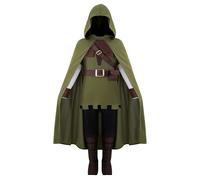 Spooktacular Creations Costume d'Halloween Robin des Bois vert élégant Archer pour tout-petits Ensemble de tenue de chasseur pour enfants médiévaux Renaissance Halloween Jeu de rôle fêtes