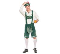 Spooktacular Creations Costume d'homme Bavarois Oktoberfest Set vert pour Halloween Dress Up Party and Beer Festival M