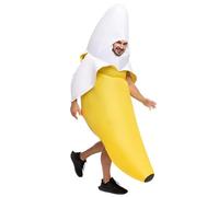 Spooktacular Creations Costume gonflable d'Halloween pour adulte - Costume de banane gonflable - Costume de singe amusant - Costumes gonflables sur tout le corps