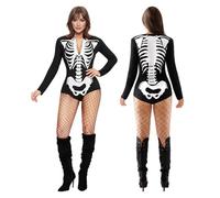 Spooktacular Creations Costume squelette pour femme, body squelette pour adulte, costumes d'Halloween pour femmes adultes 2025