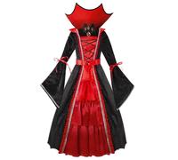 Spooktacular Creations Déguisement de vampire pour fille, déguisement d'Halloween pour enfant, déguisement de vampire royal pour fille - S