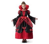 Spooktacular Creations Déguisement de vampire pour fille, déguisement d'Halloween pour fille, robe de vampire victorienne d'Halloween (taille S)