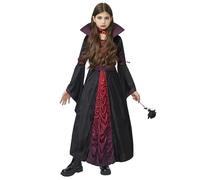 Spooktacular Creations Déguisement de vampire royale pour filles, déguisement de reine gothique pour Halloween (M - 10 ans)