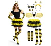 Spooktacular Creations Déguisement d'Halloween avec ailes d'abeille pour adultes et femmes
