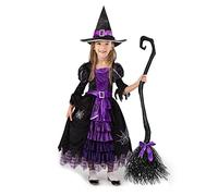 Spooktacular Creations Déguisement d'Halloween Mignon de Sorcière Conte de Fée Ensemble Deluxe Costume avec Chapeau pour Filles
