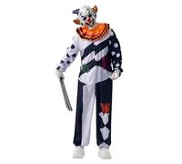 Spooktacular Creations Ensemble de costumes de clown effrayant pour homme pour Halloween, fête déguisée (grand)