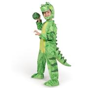 Spooktacular Creations Ensemble de vêtements T-REX vert bébé-3T