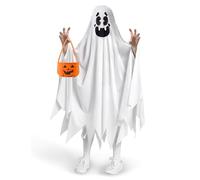 Spooktacular Creations Ghost boo and friendly costumes for children&apos tricks or treatment Déguisement fantôme et convivial pour enfant Halloween Trick or Treat Ghost