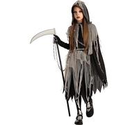 Spooktacular Creations Grim Reaper Girl Costume Glow in The Dark for Halloween (XX-Large (14-16 yrs))