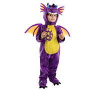 Spooktacular Creations Halloween Child Unisexe Blue Dragon Costume ， Deluxe Dinosaurs Set pour Halloween Party-3T