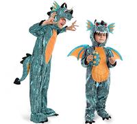 Spooktacular Creations Halloween Spooktacular Creations Child Unisexe Blue Dragon Costume ， Deluxe Dinosaurs Set pour Halloween Party-S