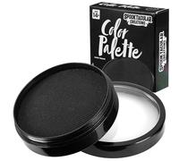Spooktacular Creations Peinture pour le visage d'Halloween - Noir - Activé par l'eau - Maquillage d'Halloween - Fond de teint imperméable - Cosplay - Costume et déguisement - Maquillage squelette