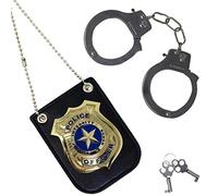 Spooktacular Creations police toy play set pretend pour school dress up e simulation, jeux de rôle detective accessoires, stocking, birthday party favor supplies