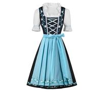 Spooktacular Creations Robe de fête de la bière pour femme, costume d'Halloween brodé de bière allemande, costume bavarois pour Halloween, cosplay, festival de la bière - XL