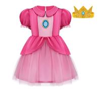 Spooktacular Creations Robe d'Halloween rose pour bébé fille, costume de princesse pour petites filles, robe de princesse en tulle pour Halloween, fêtes cosplay (12-18 mois)