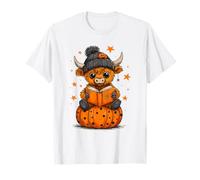 Spooky Baby Highland Cow Halloween Citrouille Vaches Lover Funny T-Shirt