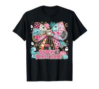 Spooky Beach Babe Summerween Bow Pink Summer Halloween Fantôme T-Shirt