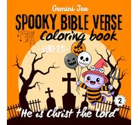 Spooky Bible Verse Coloring Book 2: A Unique Bible coloring book for teens and adults, fun activities connected faith in a different style, creating ... peace and easy to learn the Bible.
