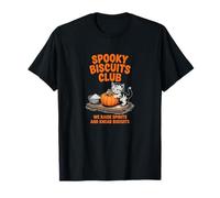 Spooky Biscuit Club - Chaton Mignon Citrouille Halloween T-Shirt