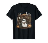 Spooky Books Ghost Cute Book Lovers, Livres Magiques d'halloween T-Shirt