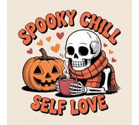 Spooky Chill Self Love Coloring Book for Kids Ages 2-8: Enjoy Hours Of Coloring Fun For Early Learners Travel Activity Simple Outline Easy Outlines ... FunEnjoy Hours Of Coloring Fun For Early Le