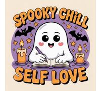 Spooky Chill Self Love Coloring Book for Kids Ages 2-8: Little Hands Easy Outlines Build Focus For Kids Holiday Gift Calm And Engaging Activity Boost ... Build Focus For Kids Holiday Gift Calm And