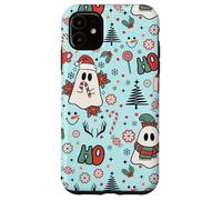 Spooky Christmas Ghost Ho Ho Merry Cute Holiday Coque pour iPhone 11