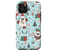 Spooky Christmas Ghost Ho Ho Merry Cute Holiday Coque pour iPhone 11 Pro