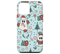 Spooky Christmas Ghost Ho Ho Merry Cute Holiday Coque pour iPhone 12 Mini