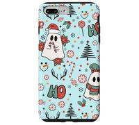 Spooky Christmas Ghost Ho Ho Merry Cute Holiday Coque pour iPhone 7 Plus/8 Plus