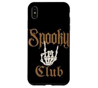 Spooky Club Rock Squelette Main Octobre Forever Coque pour iPhone XS Max